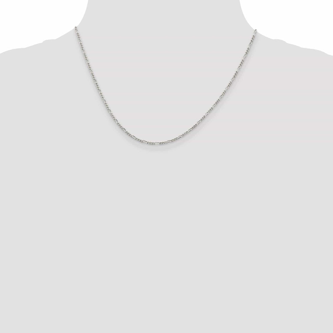 Lovely Rita's Bracelets Sterling Silver Figaro Chain 1.75MM