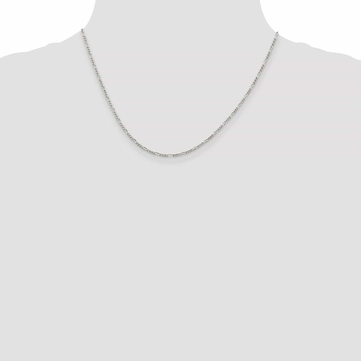 Lovely Rita's Bracelets Sterling Silver Figaro Chain 1.75MM