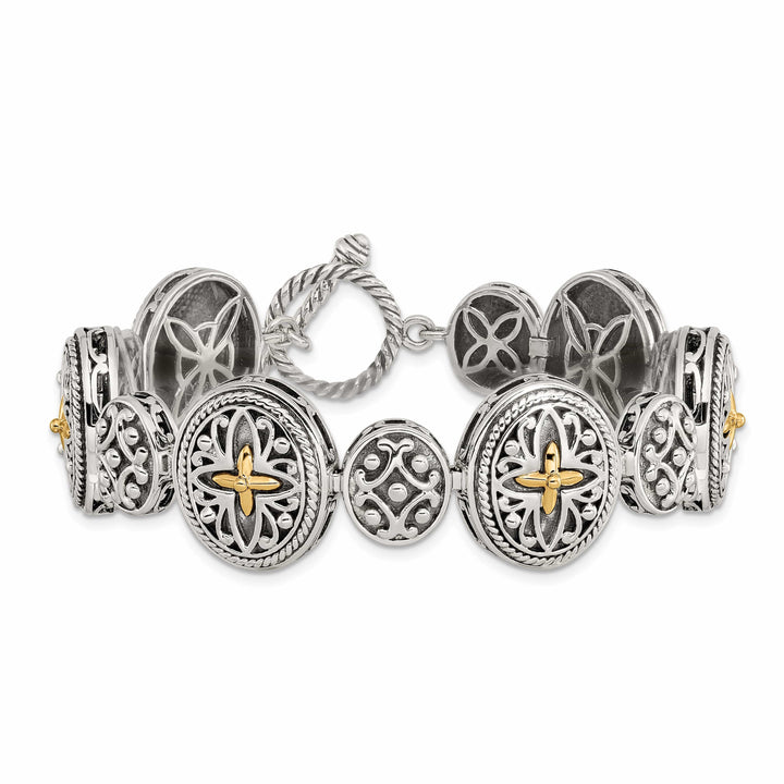 Shey Couture Bracelets Sterling Silver Gold 8in Bracelet