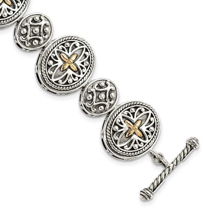 Shey Couture Bracelets Sterling Silver Gold 8in Bracelet