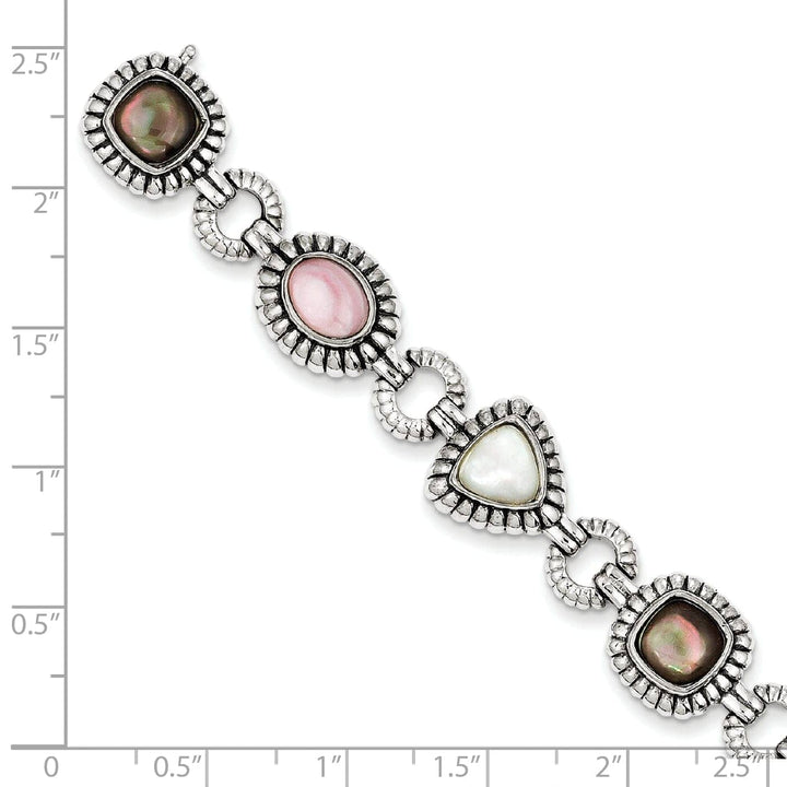 Shey Couture Bracelets Sterling Silver Mother of Pearl Bracelet