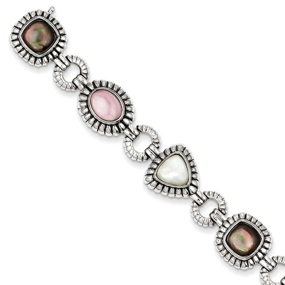 Shey Couture Bracelets Sterling Silver Mother of Pearl Bracelet