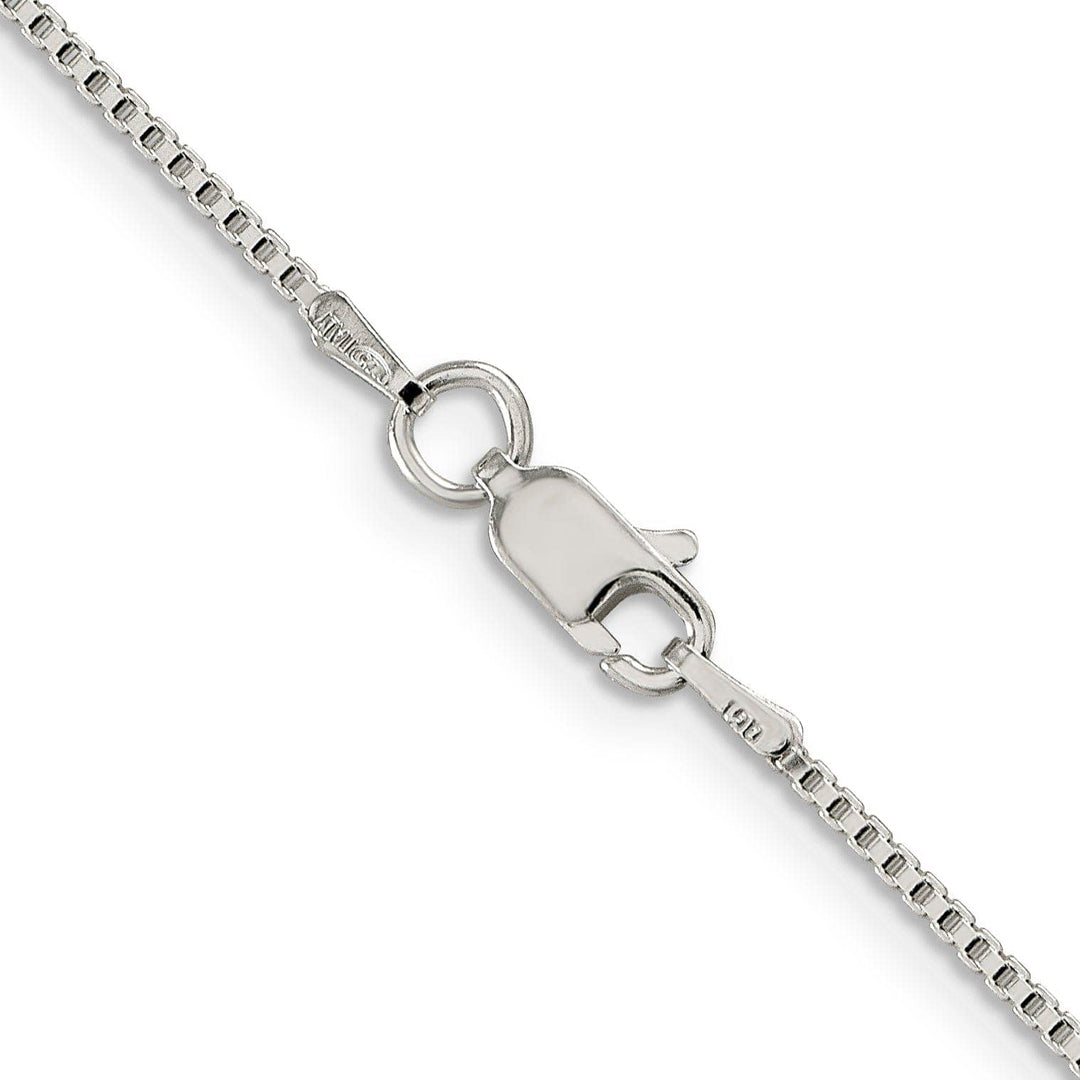 Lovely Rita's Bracelets Sterling Silver Polish 1.25-mm Solid Box Chain