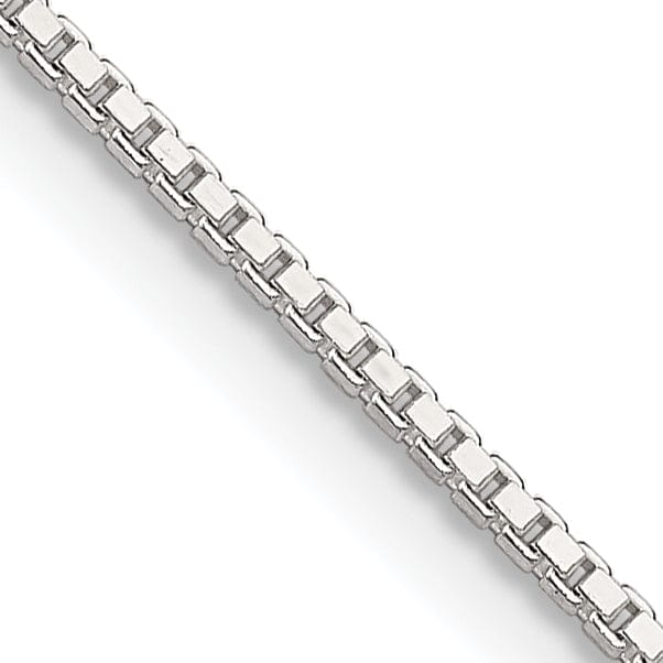 Lovely Rita's Bracelets Sterling Silver Polish 1.25-mm Solid Box Chain