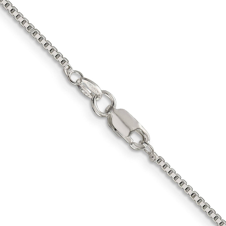 Lovely Rita's Bracelets Sterling Silver Polish 1.40-mm Solid Box Chain