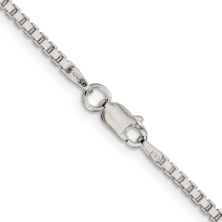 Lovely Rita's Bracelets Sterling Silver Polish 1.90-mm Solid Box Chain