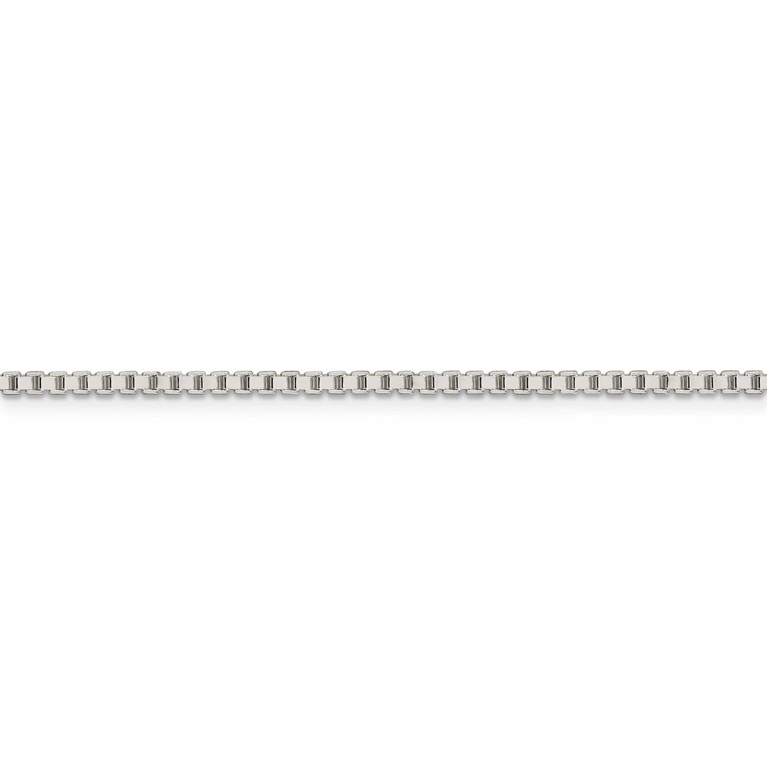 Lovely Rita's Bracelets Sterling Silver Polish 1.90-mm Solid Box Chain