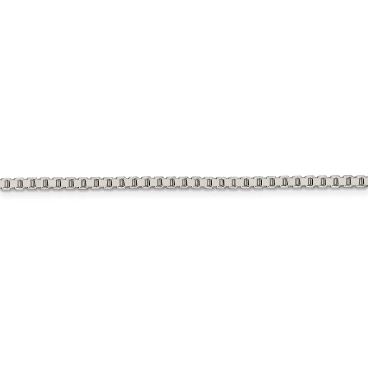 Lovely Rita's Bracelets Sterling Silver Polish 2.50-mm Solid Box Chain