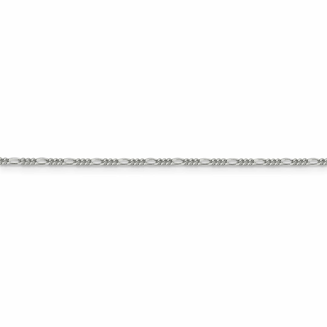 Lovely Rita's Bracelets Sterling Silver Polished 1.5-mm Figaro Chain