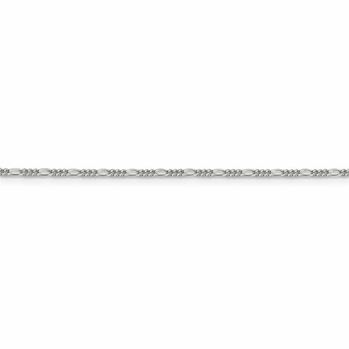 Lovely Rita's Bracelets Sterling Silver Polished 1.5-mm Figaro Chain