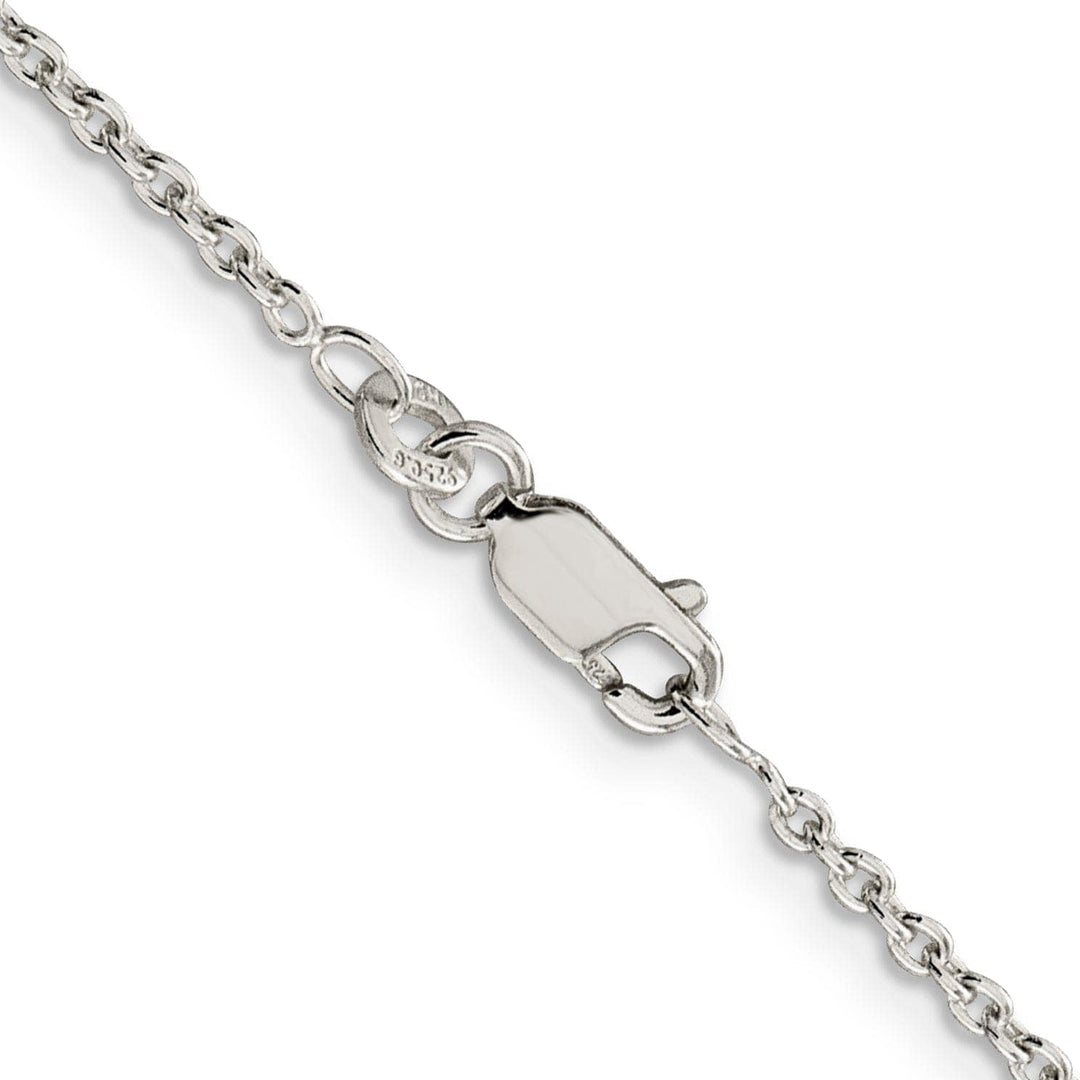 Lovely Rita's Bracelets Sterling Silver Polished 1.95-mm Cable Chain