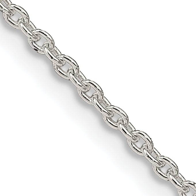 Lovely Rita's Bracelets Sterling Silver Polished 1.95-mm Cable Chain