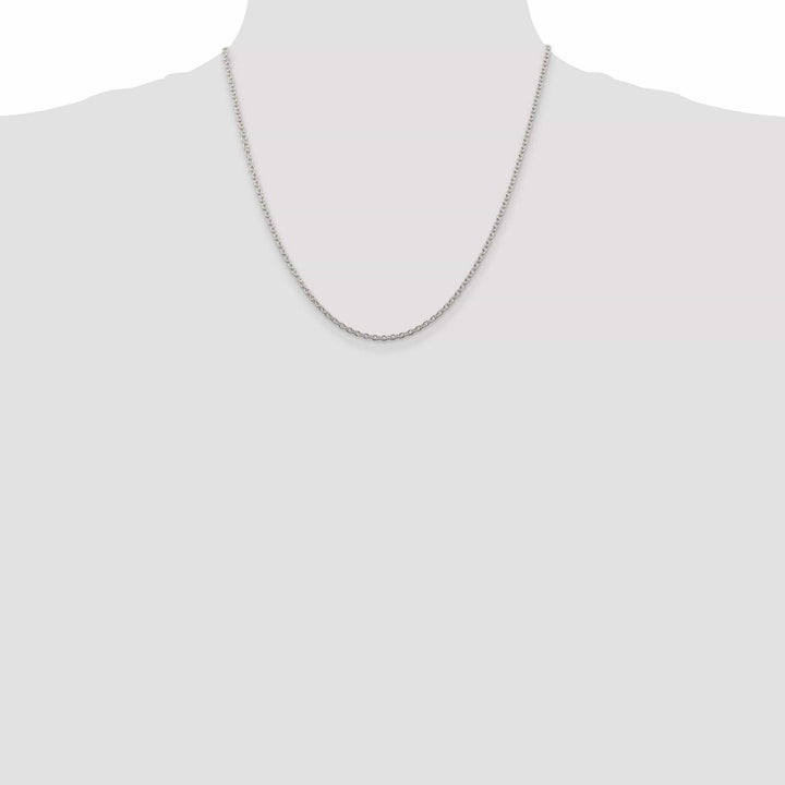 Lovely Rita's Bracelets Sterling Silver Polished 2.25-mm Cable Chain
