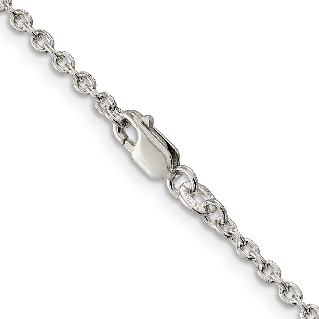 Lovely Rita's Bracelets Sterling Silver Polished 2.25-mm Cable Chain