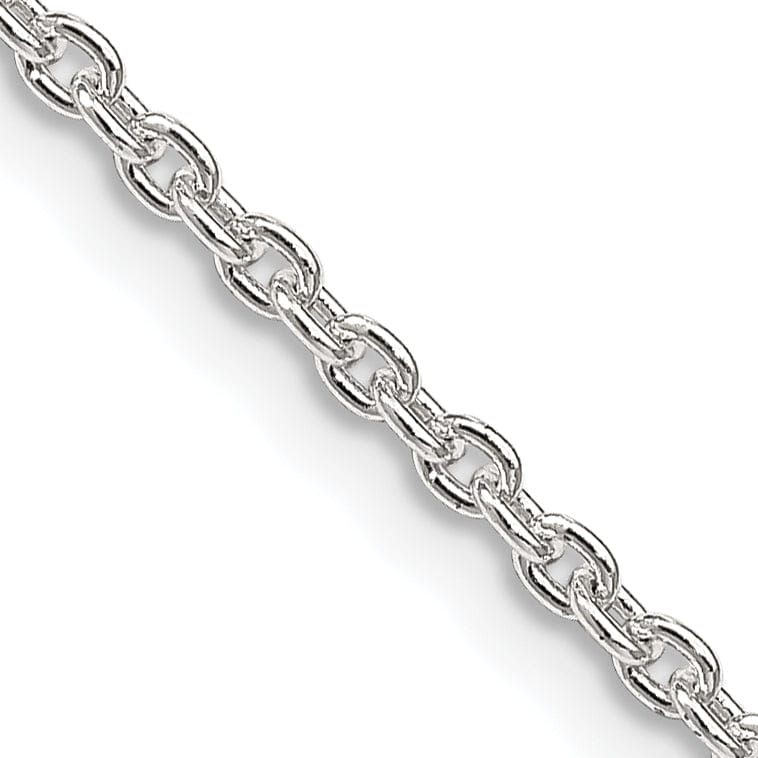 Lovely Rita's Bracelets Sterling Silver Polished 2.25-mm Cable Chain