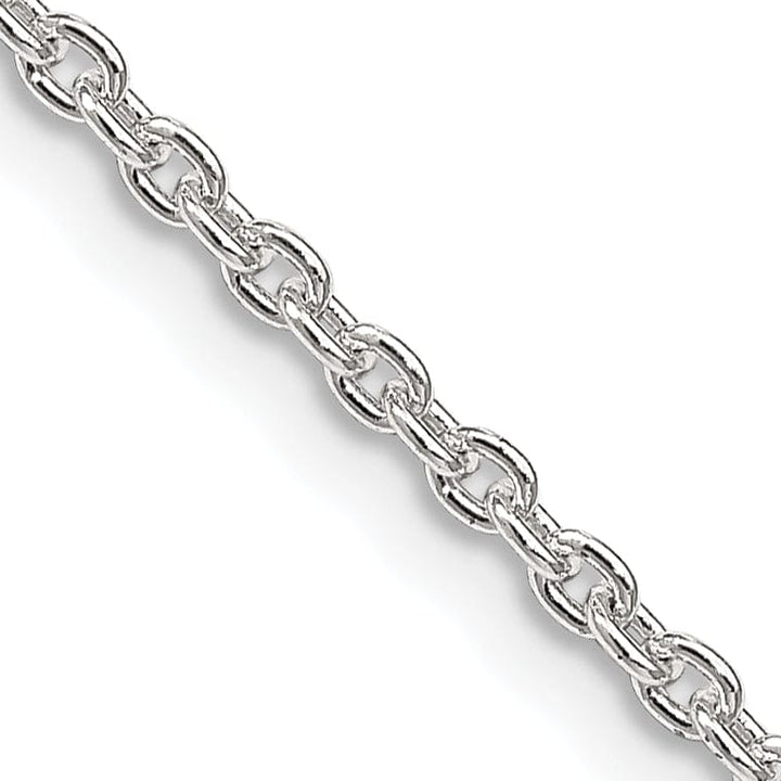 Lovely Rita's Bracelets Sterling Silver Polished 2.25-mm Cable Chain