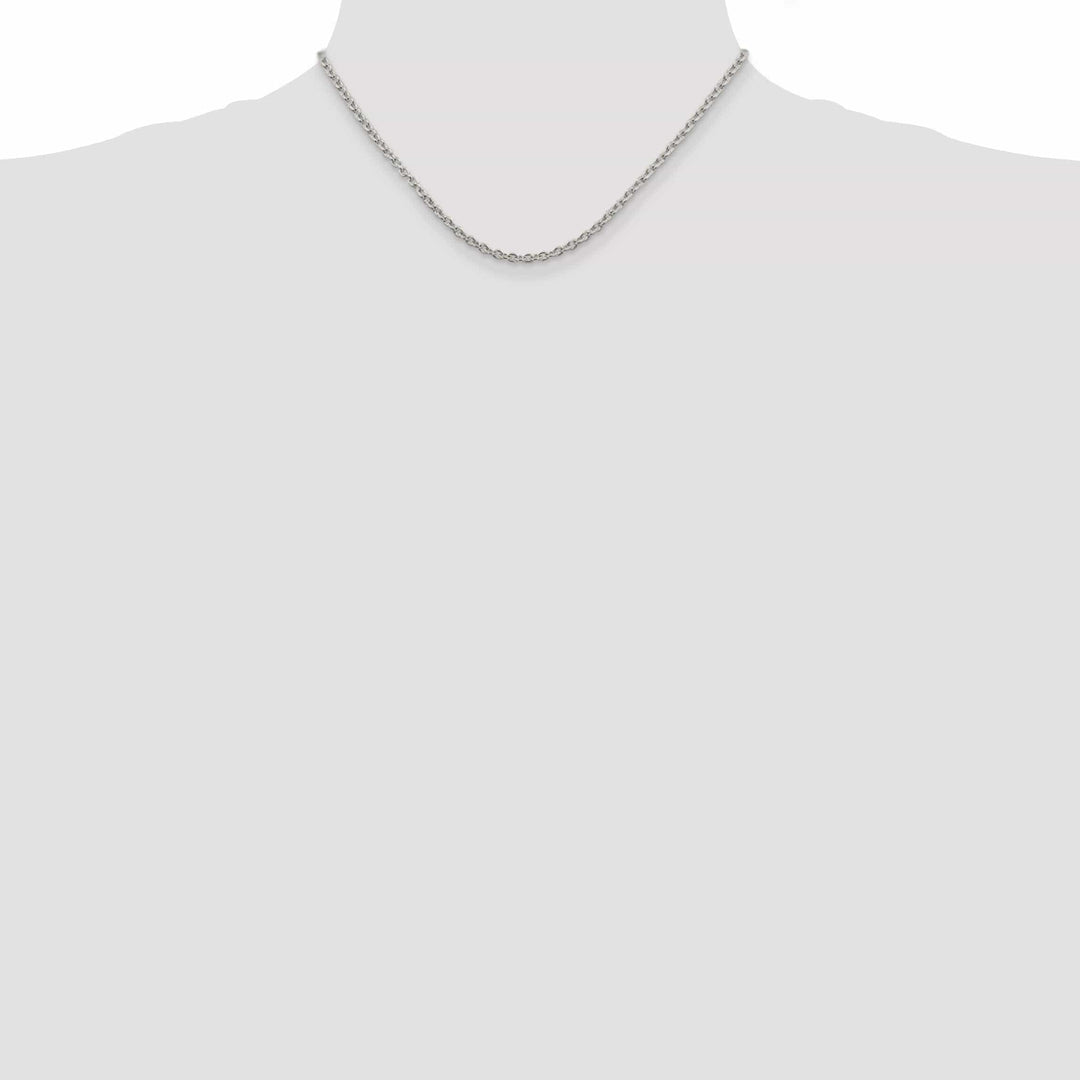 Lovely Rita's Bracelets Sterling Silver Polished 2.75-mm Cable Chain