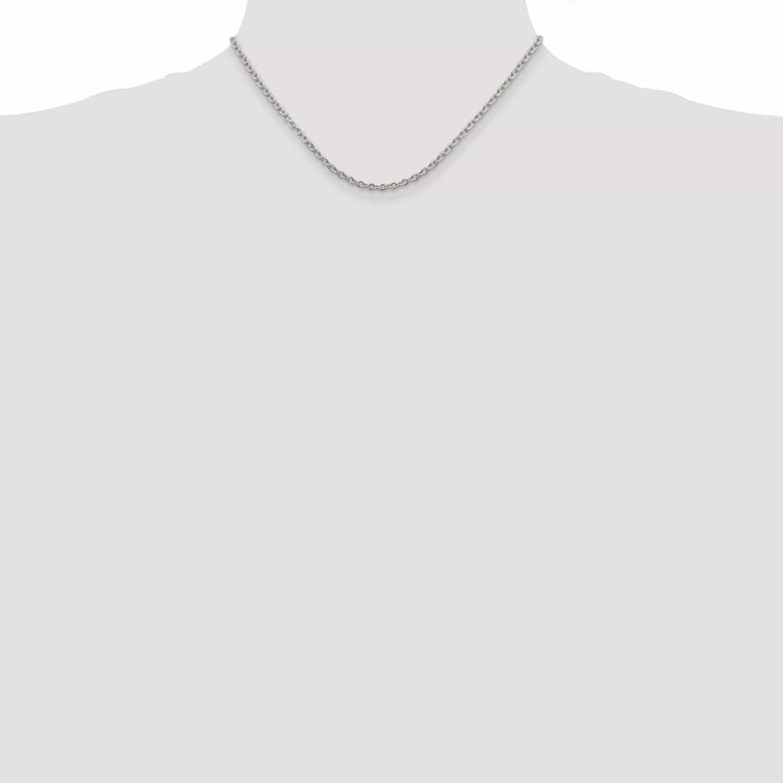 Lovely Rita's Bracelets Sterling Silver Polished 2.75-mm Cable Chain