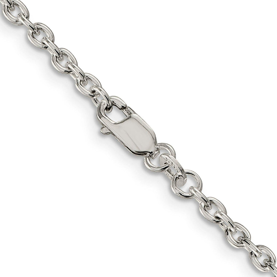 Lovely Rita's Bracelets Sterling Silver Polished 2.75-mm Cable Chain