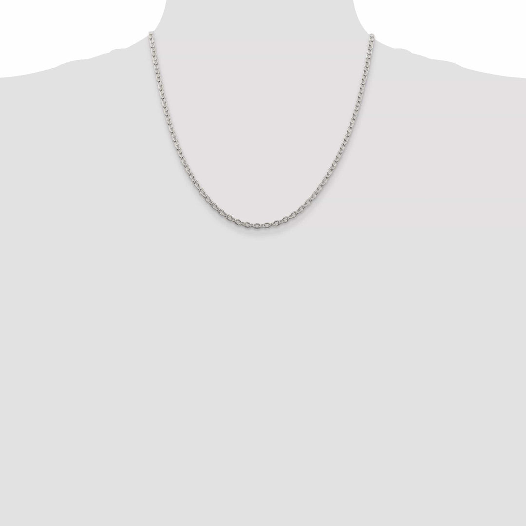 Lovely Rita's Bracelets Sterling Silver Polished 3.50-mm Cable Chain