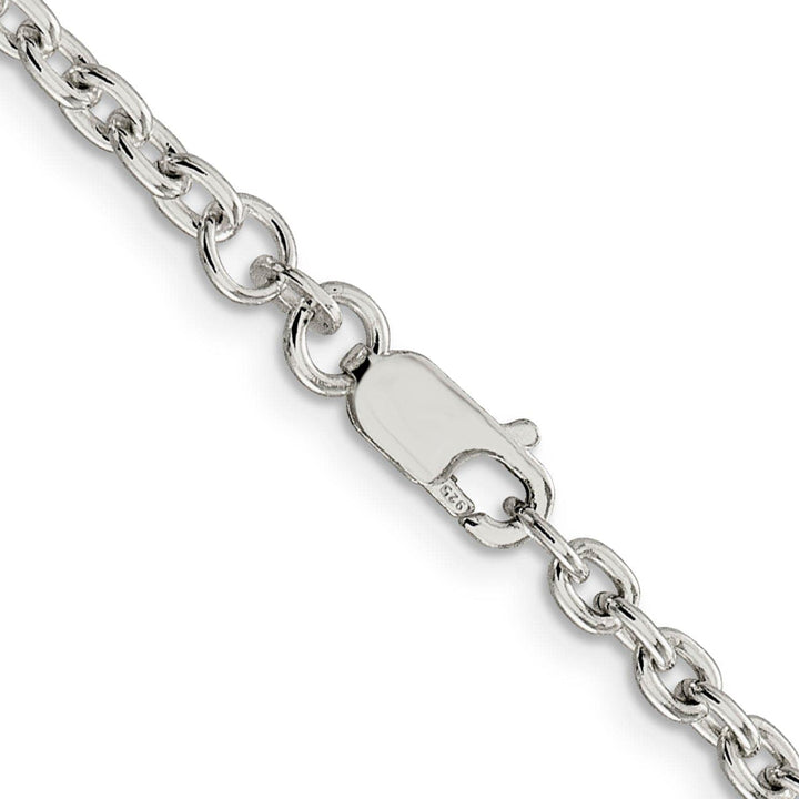 Lovely Rita's Bracelets Sterling Silver Polished 3.50-mm Cable Chain