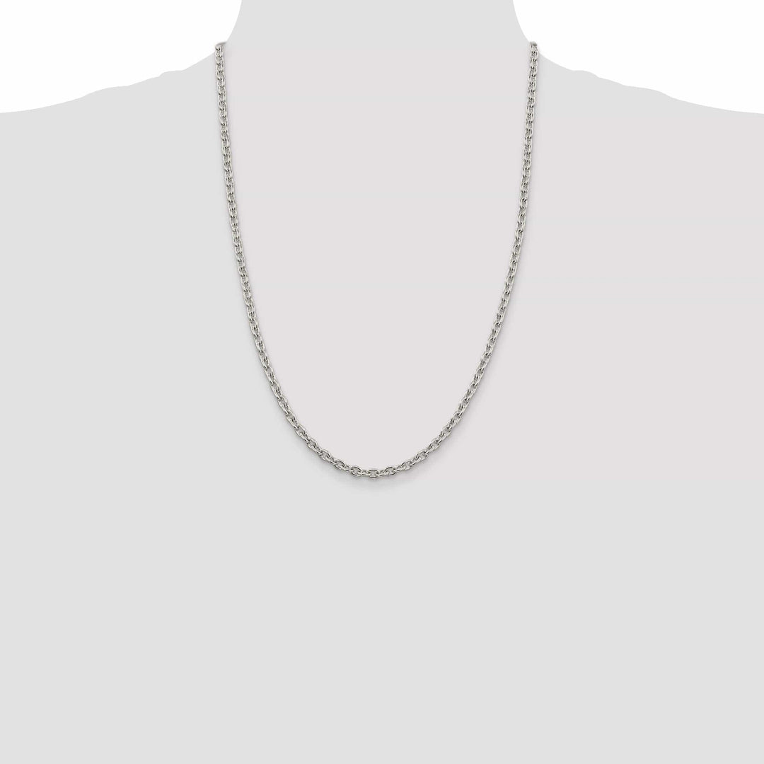Lovely Rita's Bracelets Sterling Silver Polished 4.50-mm Cable Chain