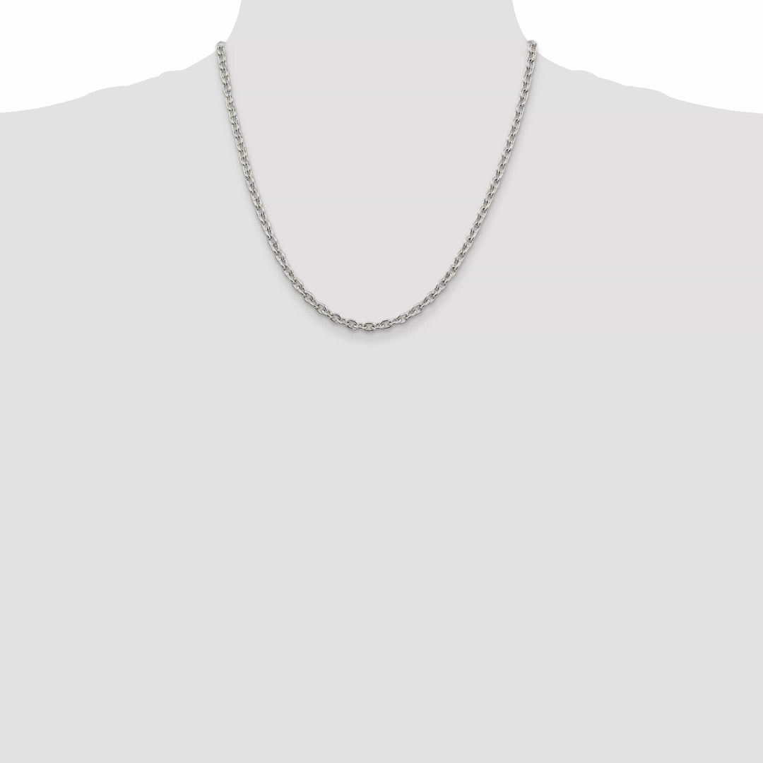 Lovely Rita's Bracelets Sterling Silver Polished 4.50-mm Cable Chain