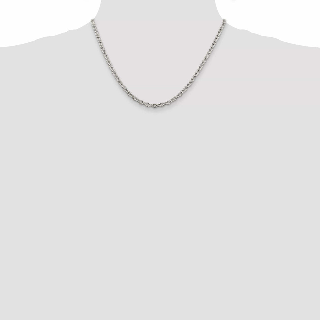 Lovely Rita's Bracelets Sterling Silver Polished 4.50-mm Cable Chain