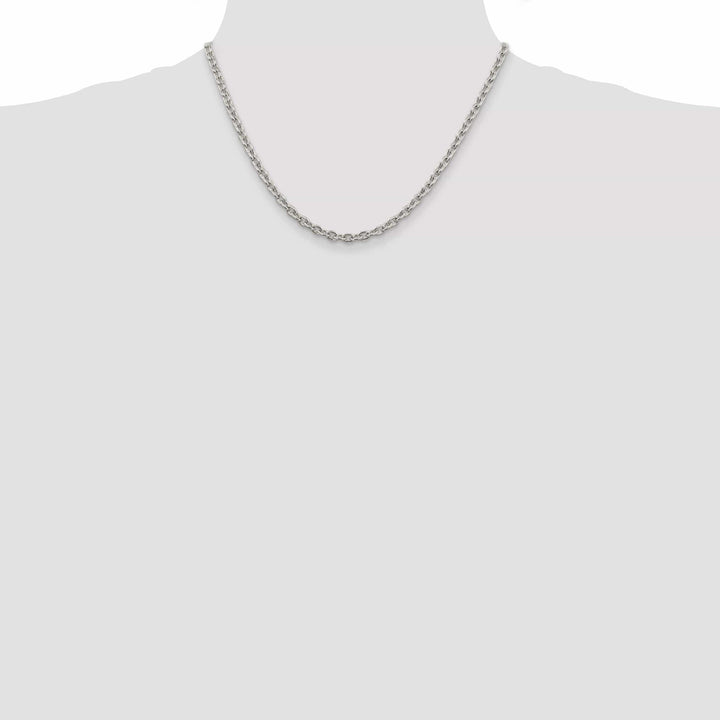Lovely Rita's Bracelets Sterling Silver Polished 4.50-mm Cable Chain