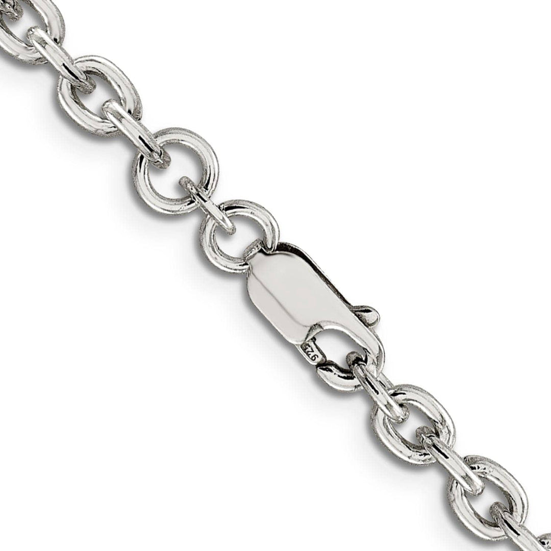 Lovely Rita's Bracelets Sterling Silver Polished 4.50-mm Cable Chain