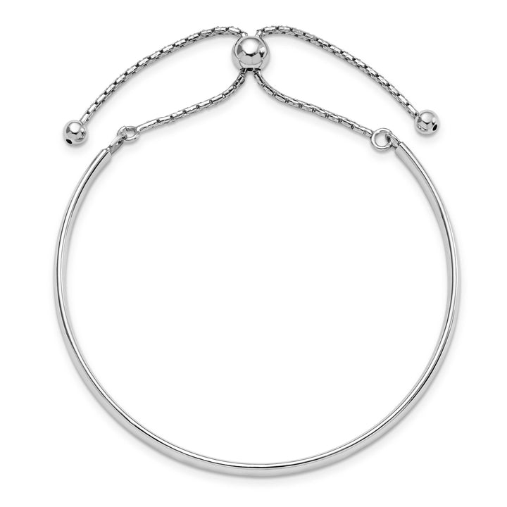 Lovely Rita's Bracelets Sterling Silver Polished Adjustable Bangle