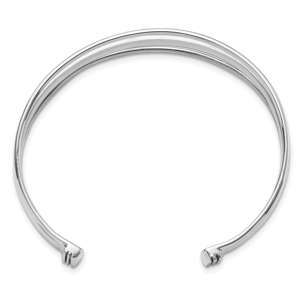 Lovely Rita's Bracelets Sterling Silver Polished Fancy Slip-on Bangle
