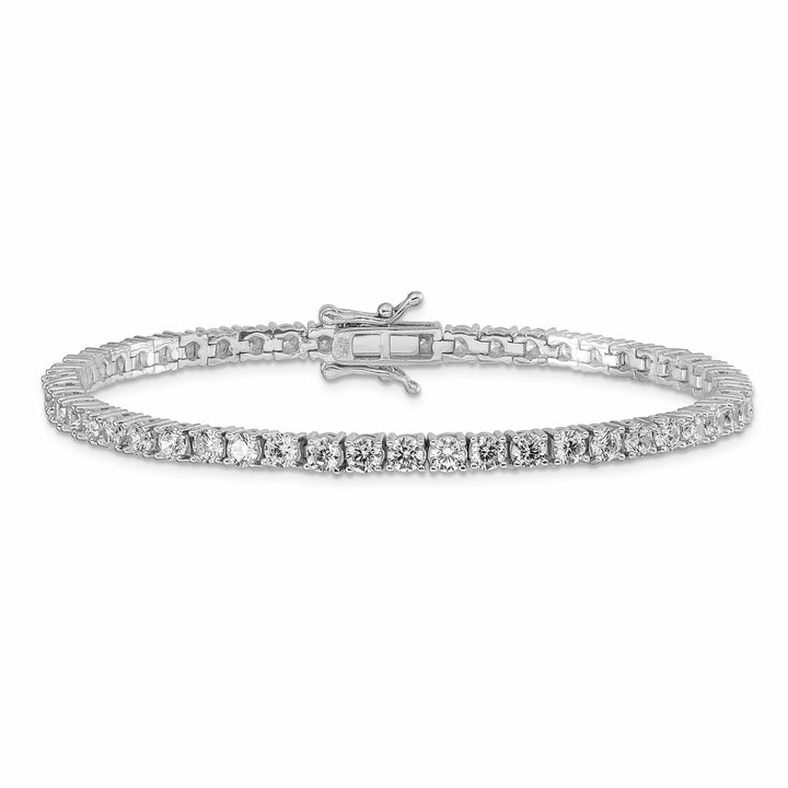 Lovely Rita's Bracelets Sterling Silver Reversible C.Z Tennis Bracelet