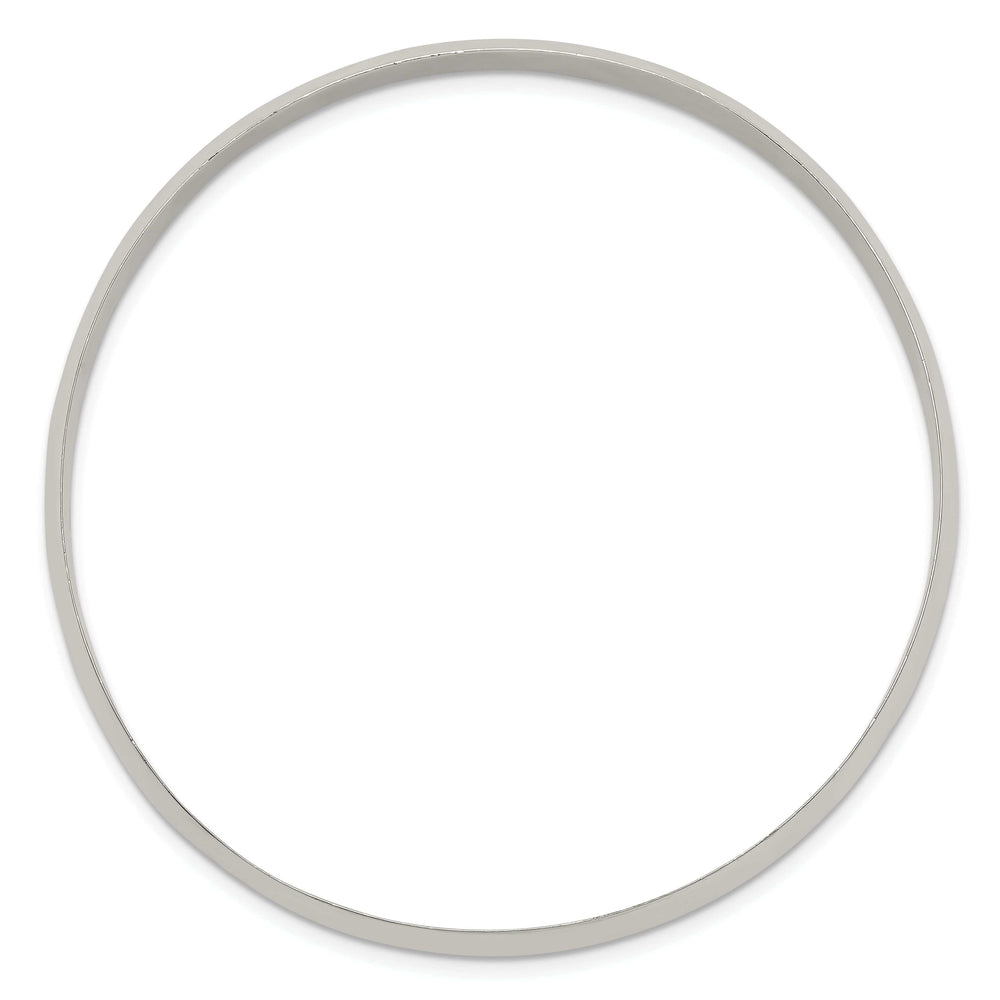 Lovely Rita's Bracelets Sterling Silver Solid Slip-On Bangle Bracelet