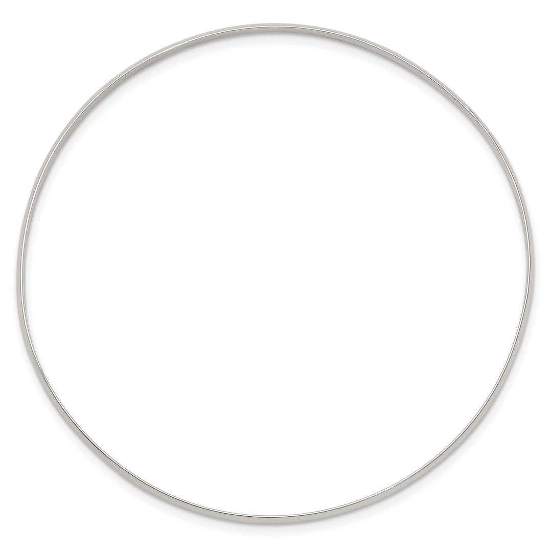 Lovely Rita's Bracelets Sterling Silver Solid Slip-On Bangle Bracelet