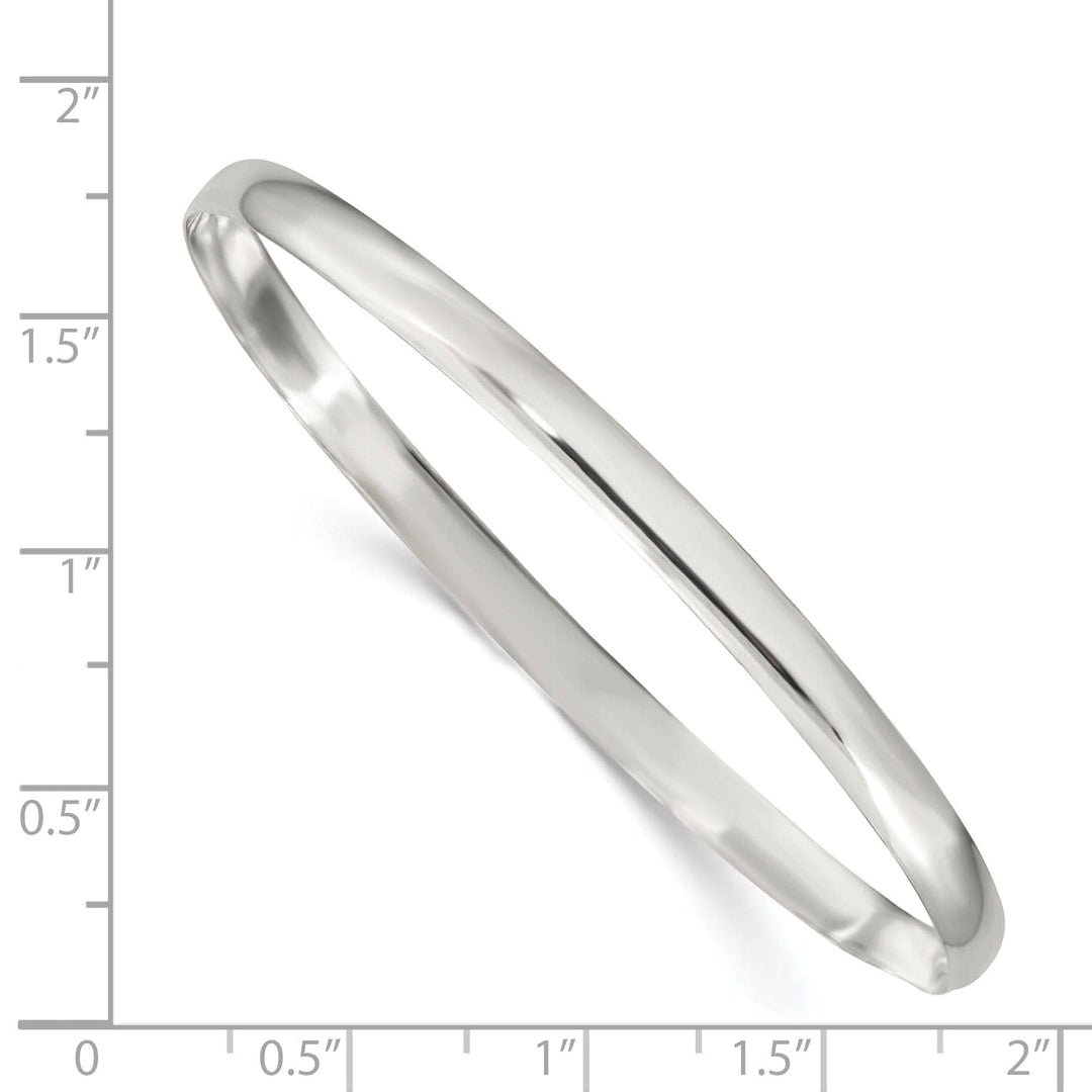 Lovely Rita's Bracelets Sterling Silver Solid Slip-On Bangle Bracelet