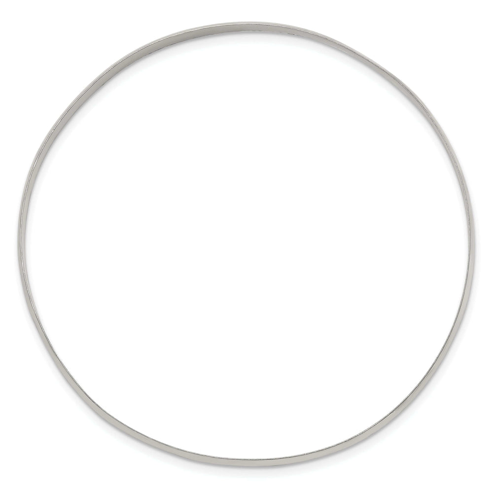 Lovely Rita's Bracelets Sterling Silver Solid Slip-On Bangle Bracelet