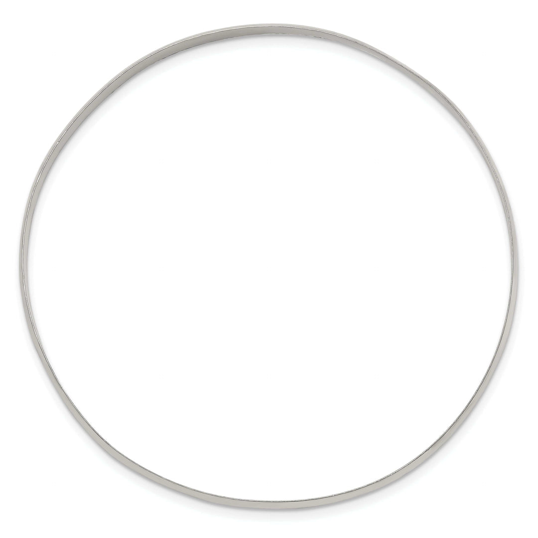 Lovely Rita's Bracelets Sterling Silver Solid Slip-On Bangle Bracelet