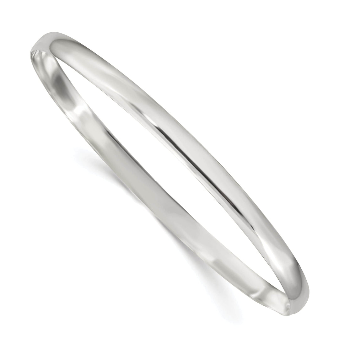 Lovely Rita's Bracelets Sterling Silver Solid Slip-On Bangle Bracelet