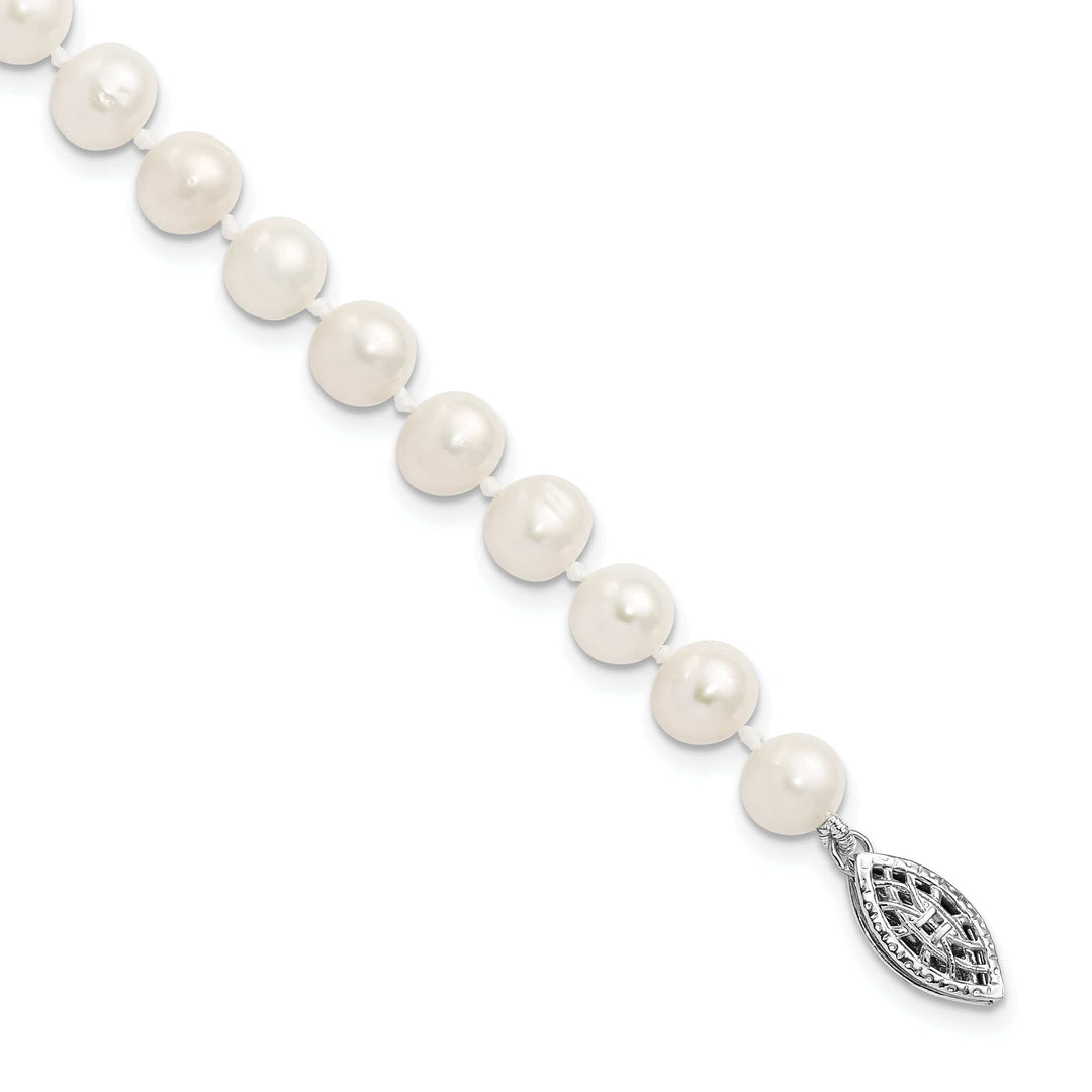 Lovely Rita's Bracelets Sterling Silver White Freshwater Pearl Bracelet