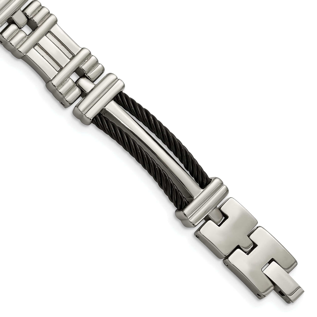 Chisel Bracelets Titanium Black Plating Hypoallergenic Bracelet