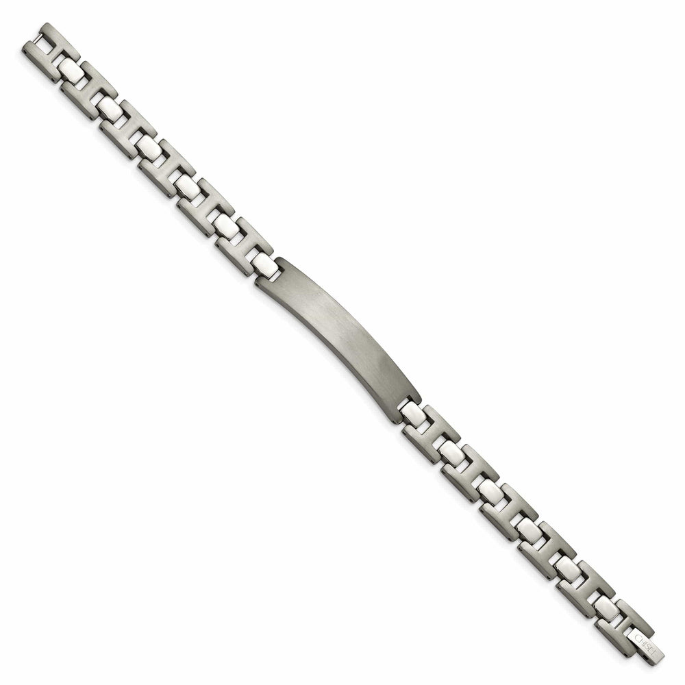 Chisel Bracelets Titanium Brushed I.D Hypoallergenic Bracelet