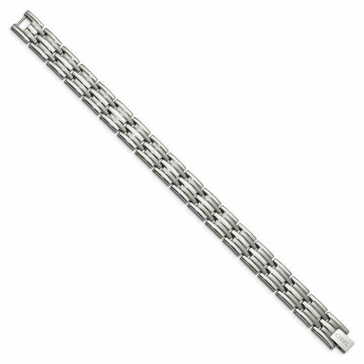 Chisel Bracelets Titanium Brushed Polished Hypoallergenic Bracelet