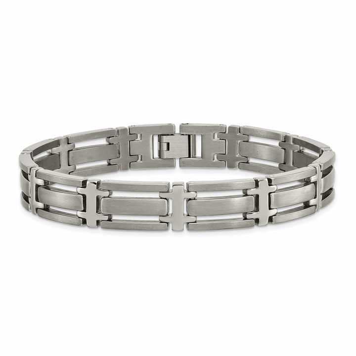 Chisel Bracelets Titanium Brushed Polished Hypoallergenic Bracelet