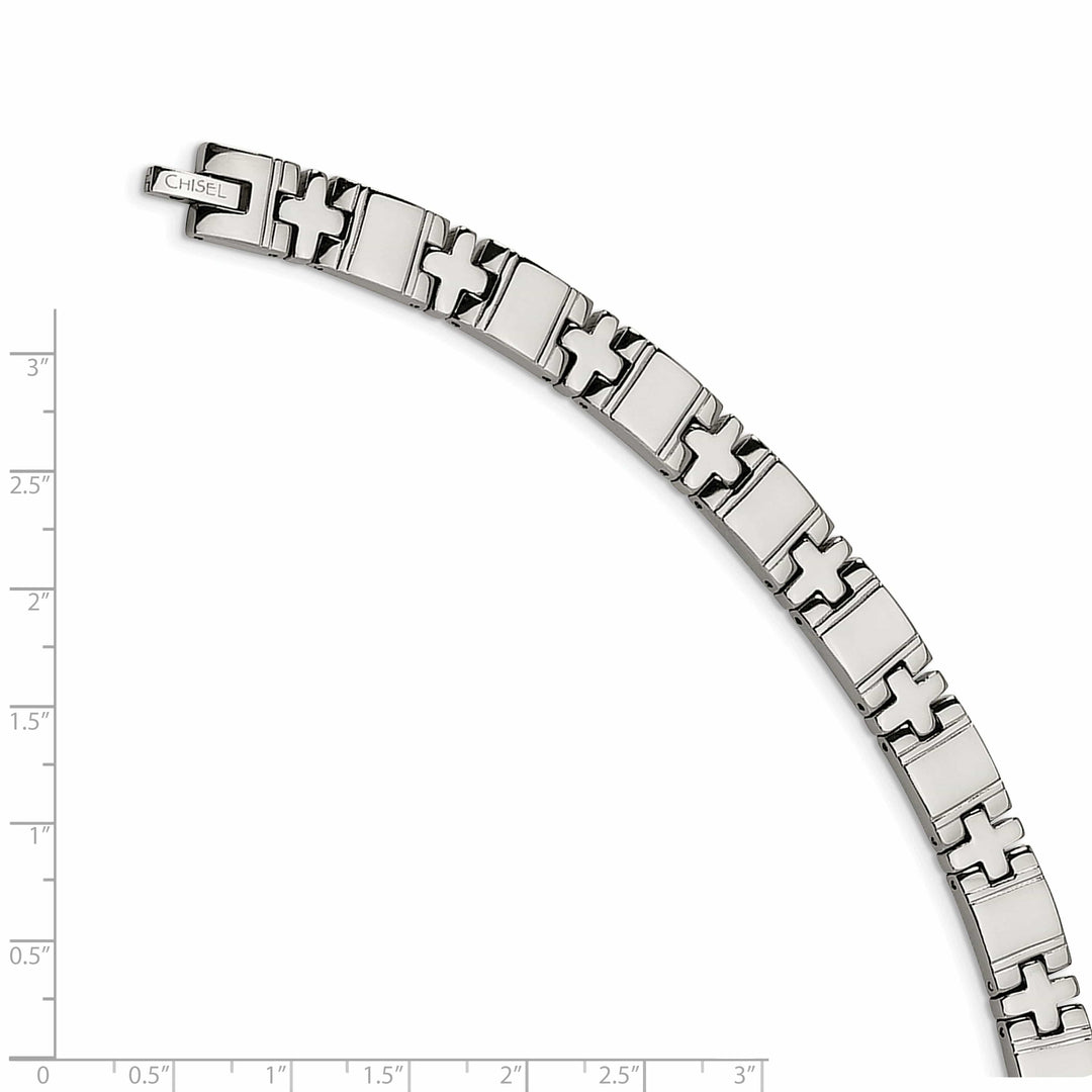 Chisel Bracelets Titanium Polished Hypoallergenic Bracelet