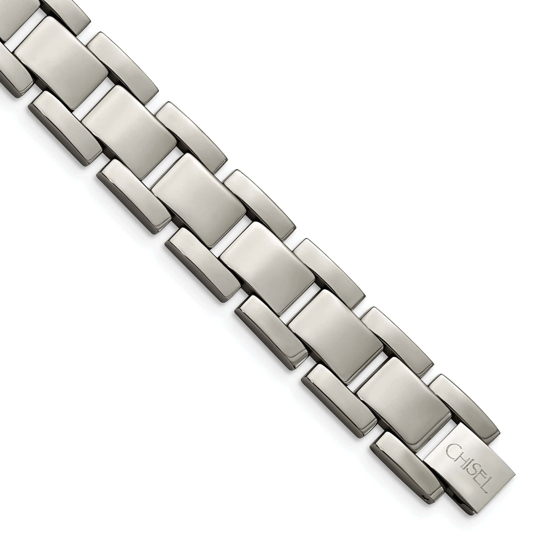 Chisel Bracelets Titanium Polished Hypoallergenic Bracelet
