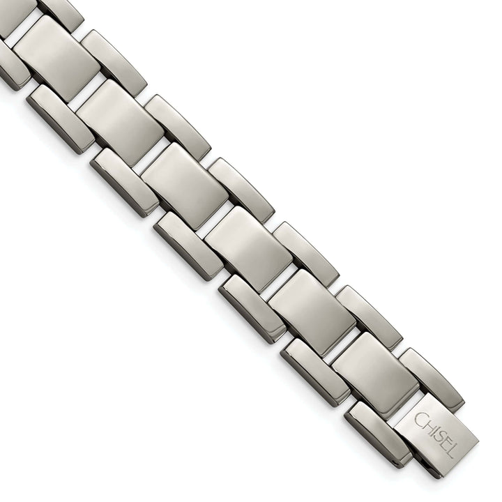 Chisel Bracelets Titanium Polished Hypoallergenic Bracelet