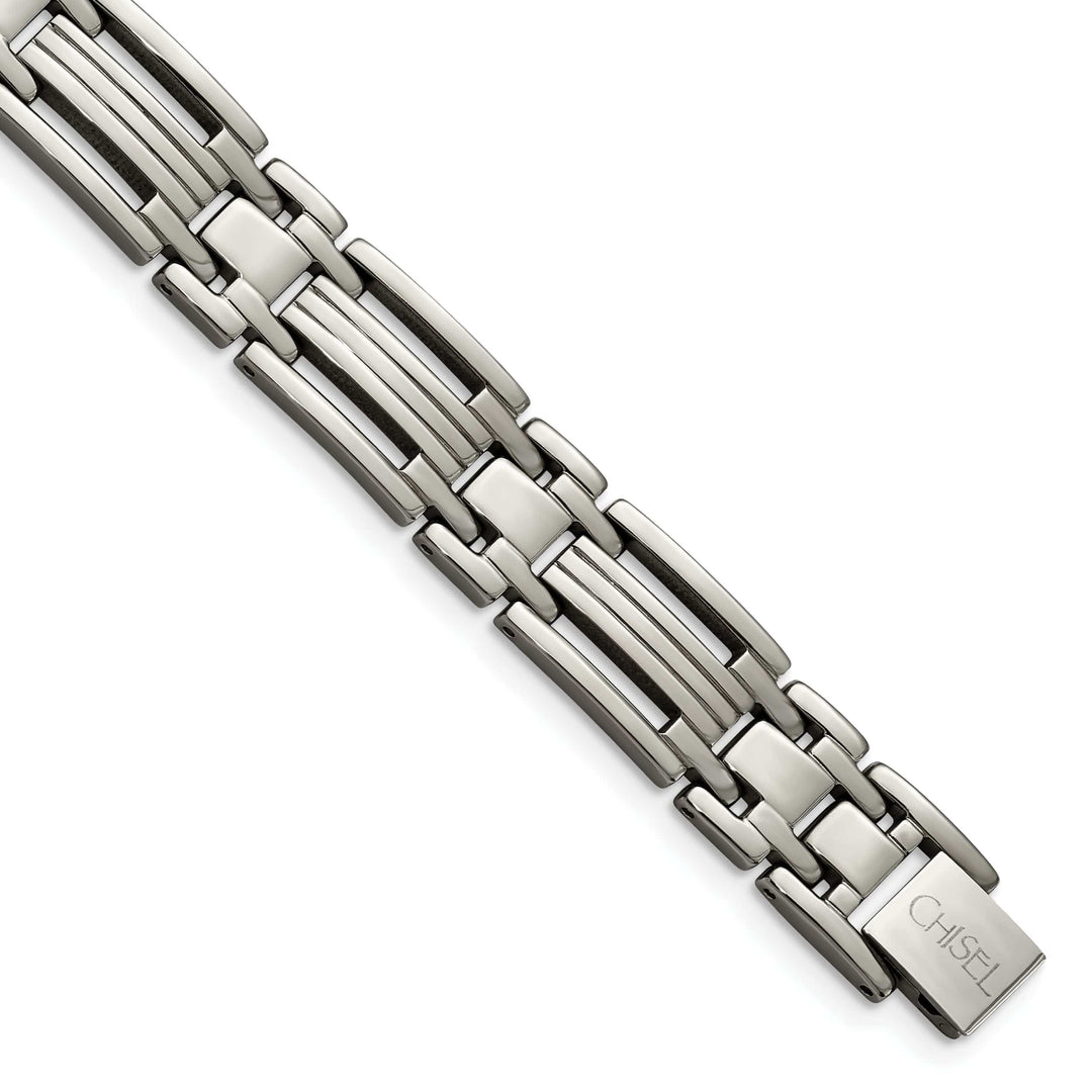 Chisel Bracelets Titanium Polished Hypoallergenic Bracelet