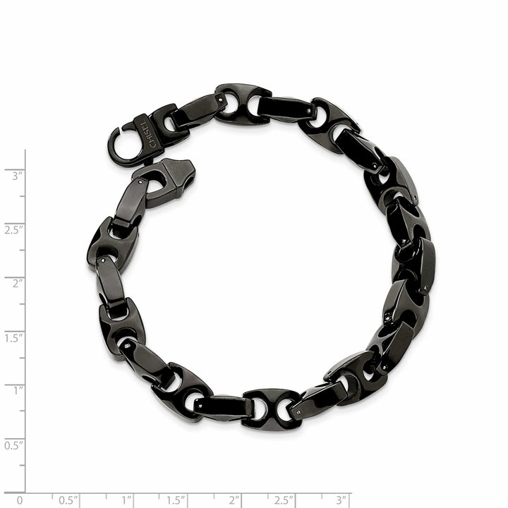 Chisel Bracelets Tungsten Hypoallergenic Fold Over Bracelet