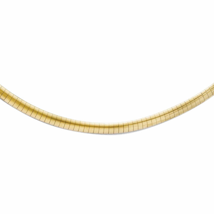 Lovely Rita's Chains 10K Two Tone Gold Supreme Reversible Omega Chain